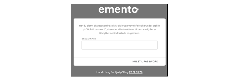 Passwort zurücksetzen